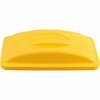 Global Industrial Flat Lid, 20 W/Dia, Yellow, Plastic 261904YL